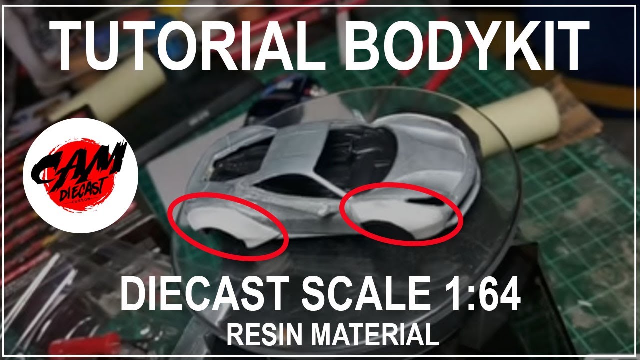 Tutorial membuat fender (widebody) diecast dari bahan Resin