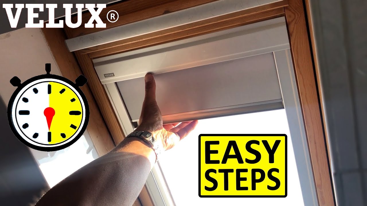 Как установить жалюзи Velux за 30 минут — Руководство по установке жалюзи Velux