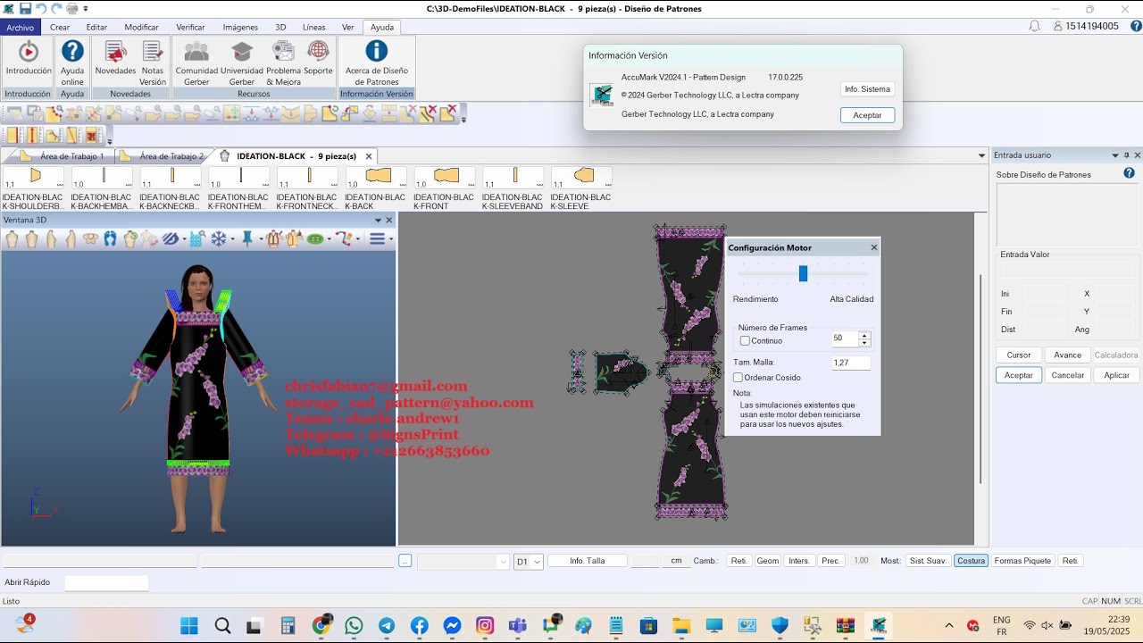 Gerber Accumark v2024.1 ( Version 17.0.0.225 ) full features work with windows 11 Build 24H2 Bit 64