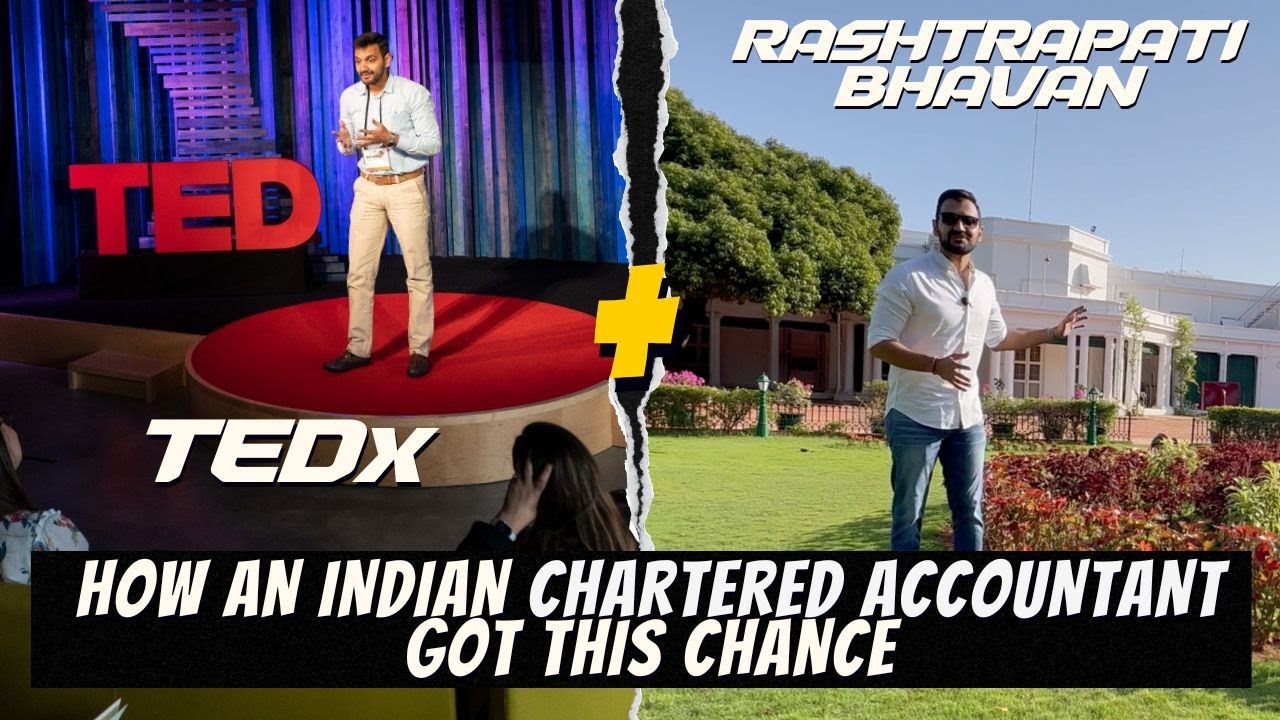 Chartered Accountant invited to Rashtrapati Bhavan, TEDx talks | How it became possible | CA Arihant