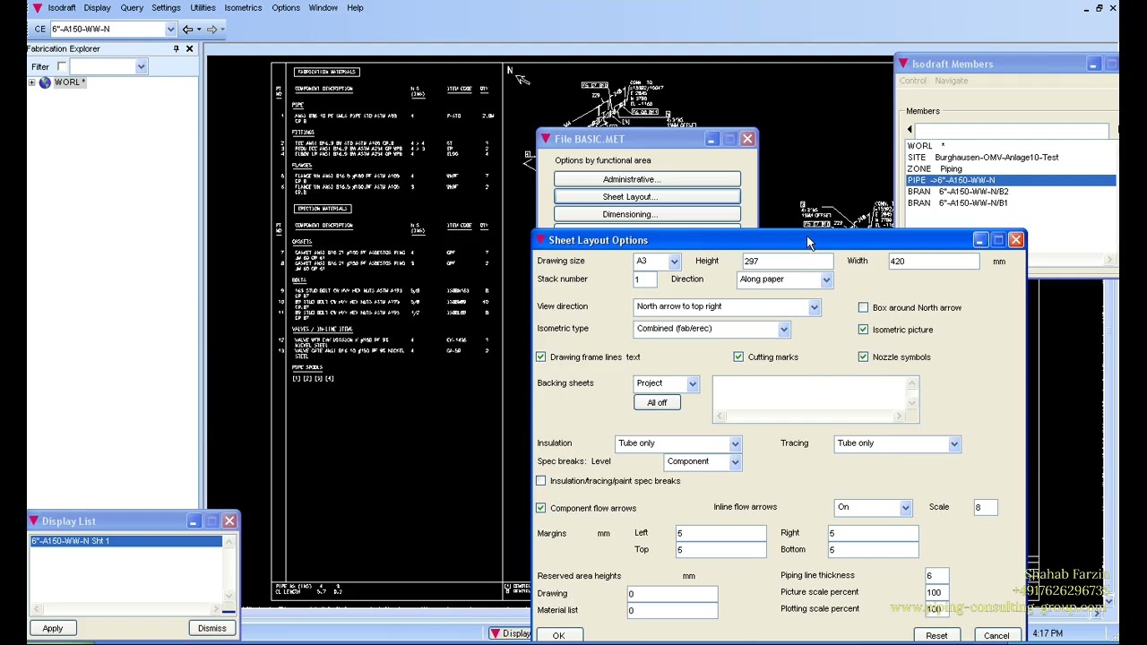 AVEVA PDMS ISOMETRIE– Alles was du brauchst