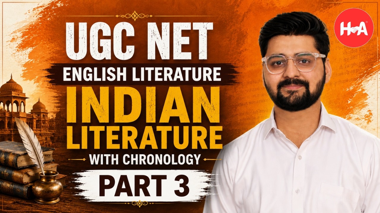 UGC NET June 2025 Indian Literature Marathon | Chronology With Tricks | English Literature Lecture 3