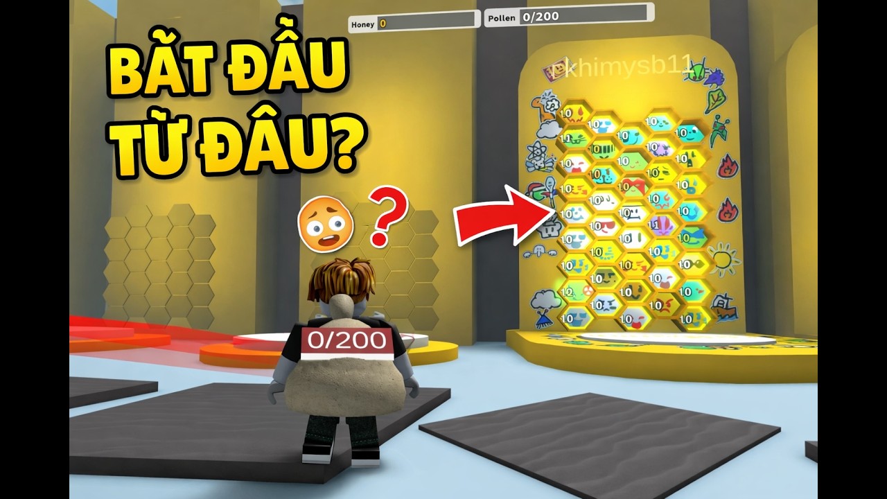 Bee Swarm Simulator cho người mới 2026 | Bắt đầu từ đâu?