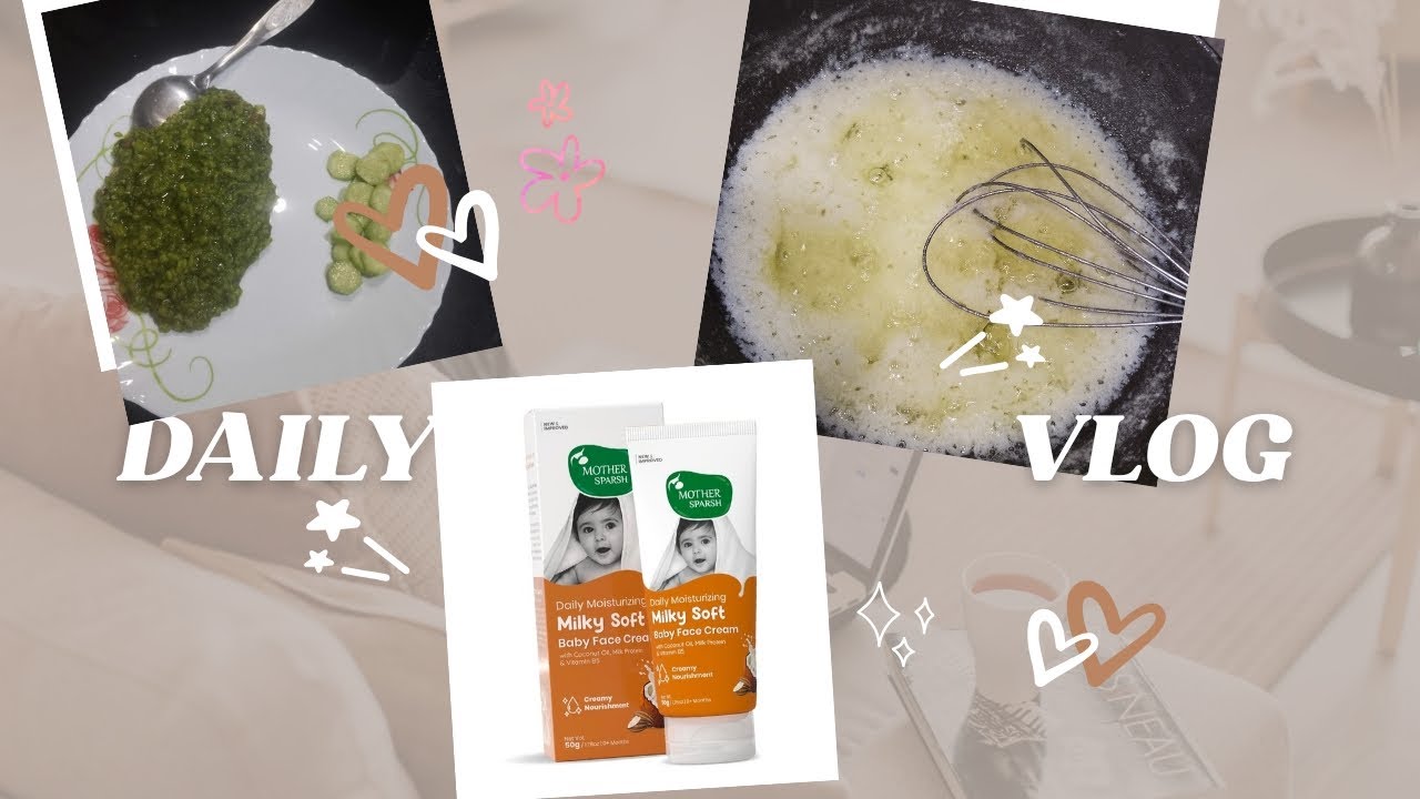 Normal khichdi ko banaya healthy palak khichdi 💚🥣Mother Sparsh baby moisturizer best for kids.