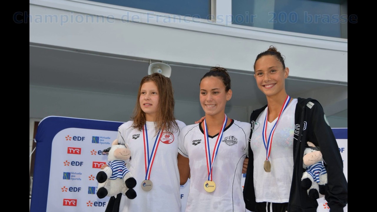 Championnat de France de Natation junior 2019 Victoire de Claire Chuffart  200 brasse.