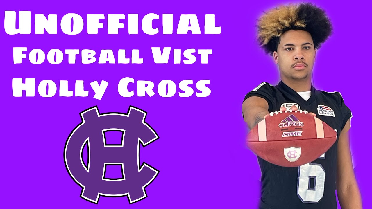 Unofficial Football Visit To Holly Cross College Travis Hines II | Holly Cross First Spring Practice