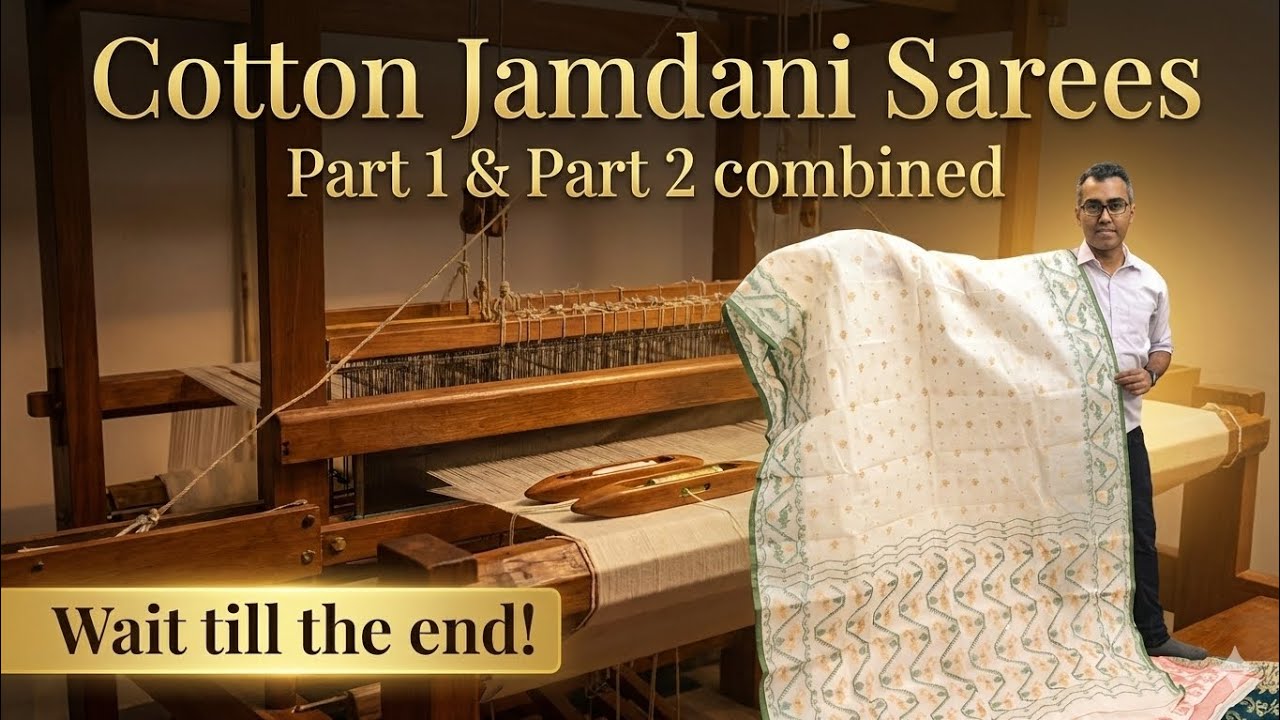 ​MUST WATCH: Exquisite Bengal Cotton Jamdani Collection! Part 1 & 2 Combined #boutiquesaree #kolkata