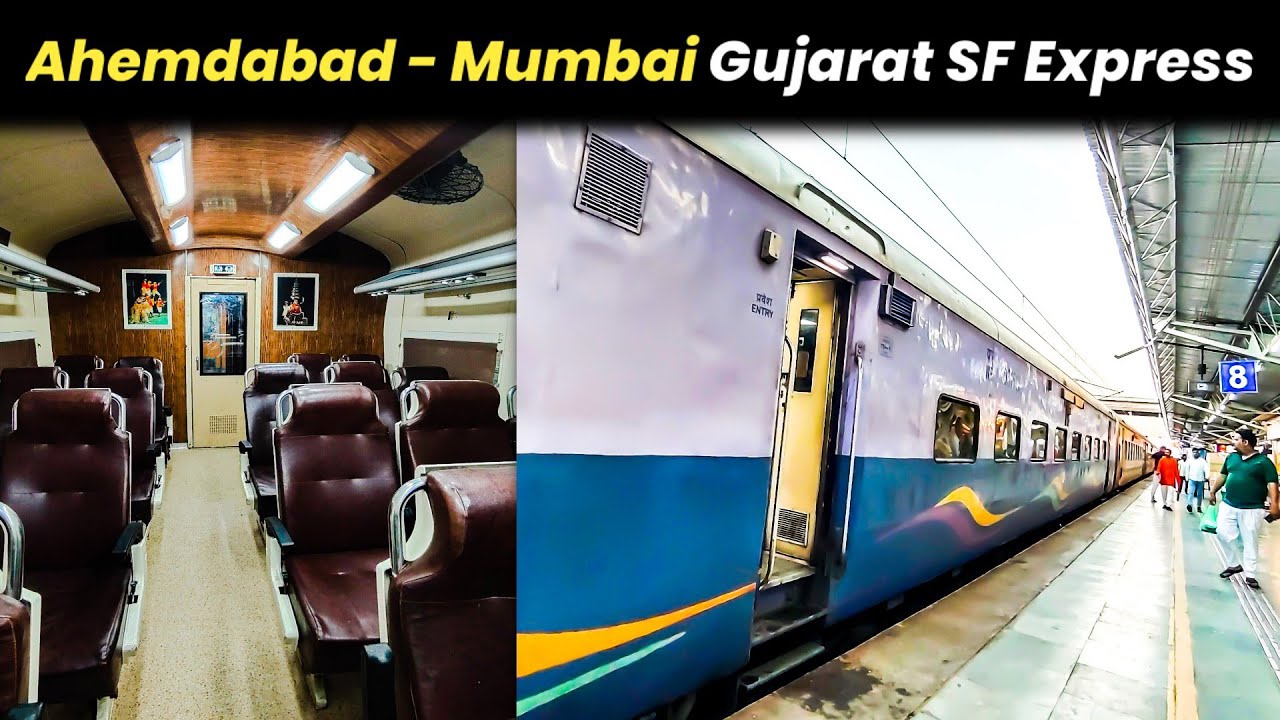 Ahemdabad- Mumbai  Gujarat SF Express Train Journey Part-2| Aisa Hoga Maine Socha Nahi Tha😱