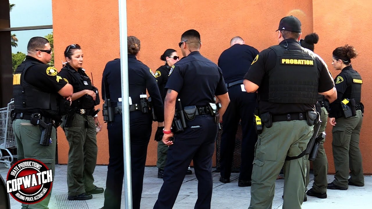 Copwatch | 6 Probation Officers 3 Cops Detain 1 Woman to Give Her Resources