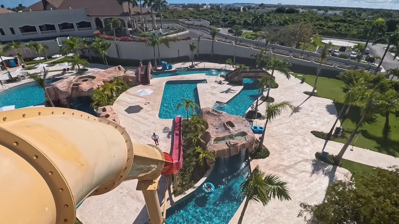 Luxury resort day: water park thrills and premium dining. Dominican Republic, Punta Cana, part 6