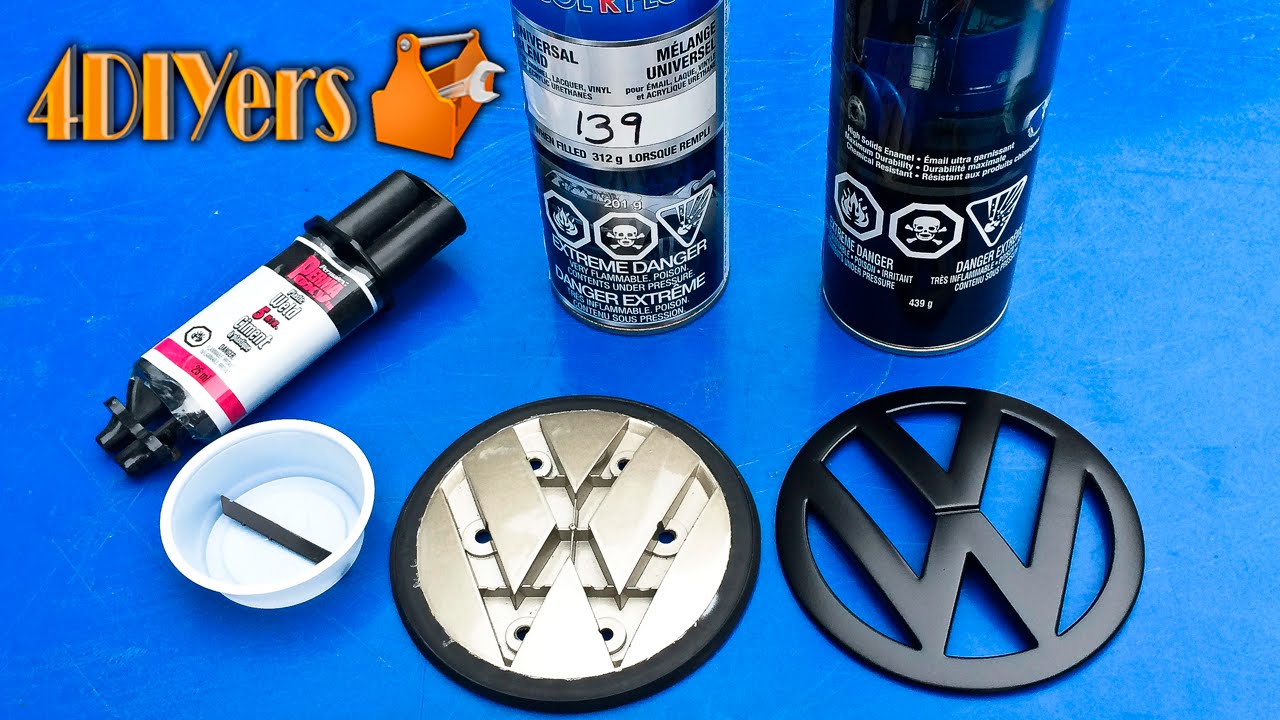DIY: Volkswagen Golf MKIV Hatch Emblem Disassembly & Painting
