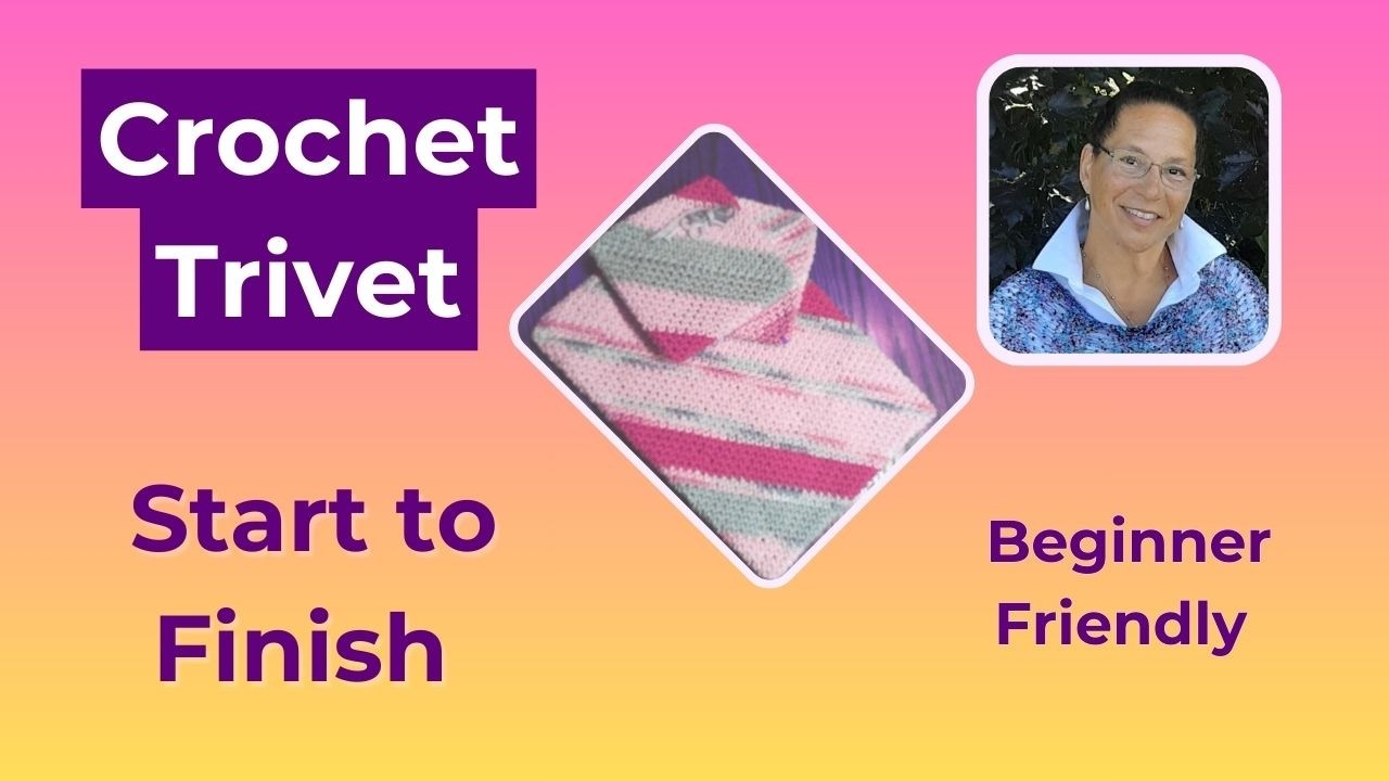 Crochet Trivet - Make it yourself!! Beginner Friendly, from start to finish….  4K