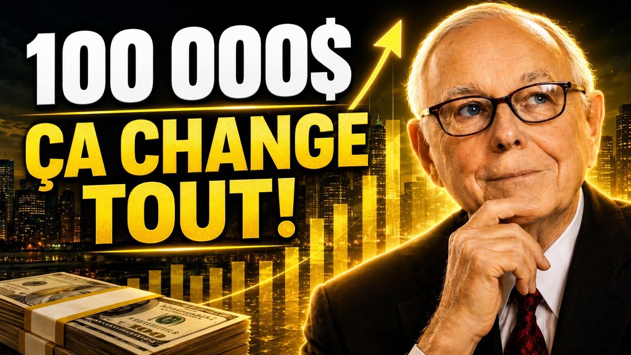 Charlie Munger : avant de devenir riche, atteins d’abord 100 000 $