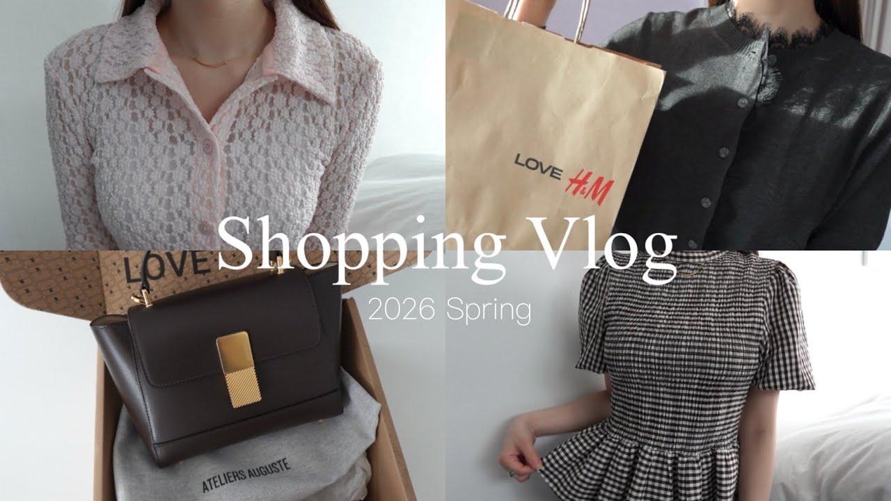 Vlog)最近の購入品まとめ🌸|ZARA,H&M,UNIQLO,FRAYI.Dなど全10点| 春夏服,バッグ,コスメetc...