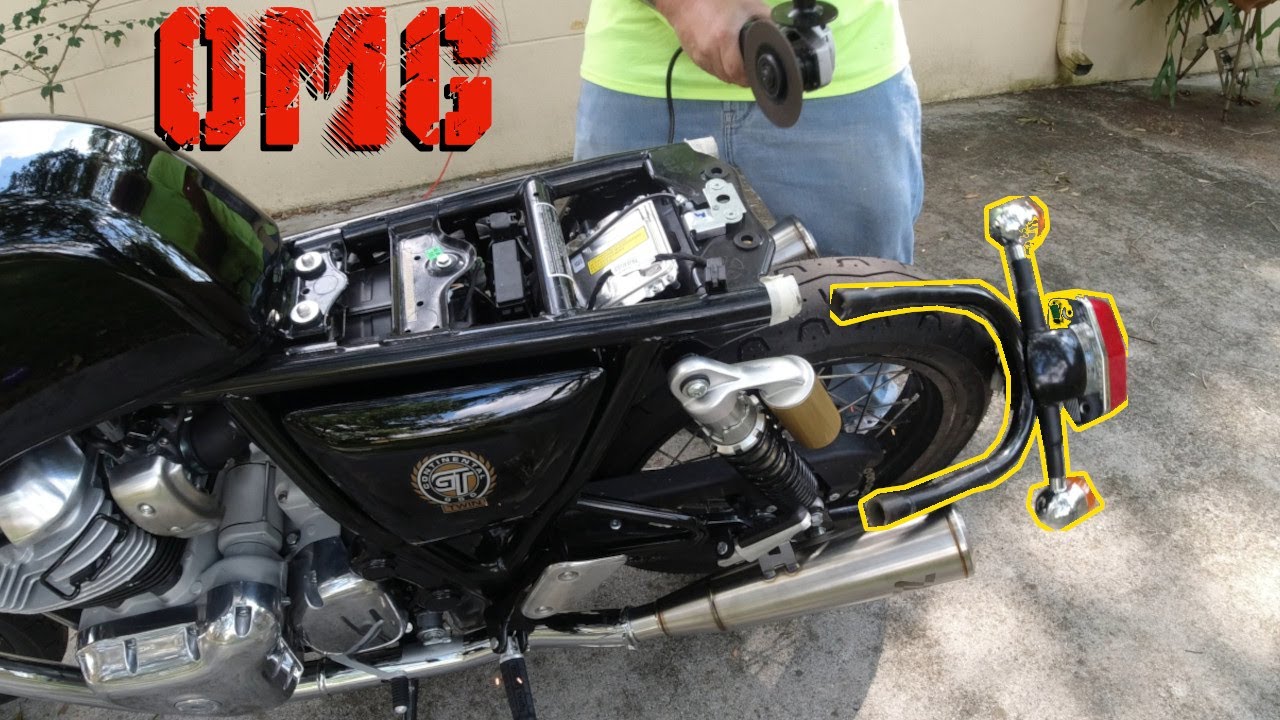 MK Designs Shorty Tail Kit Install Royal Enfield Continental GT 650