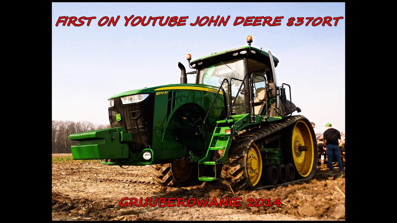 John Deere 8370 RT + Horsch Terrano 6 FM - Gruberowanie 2014