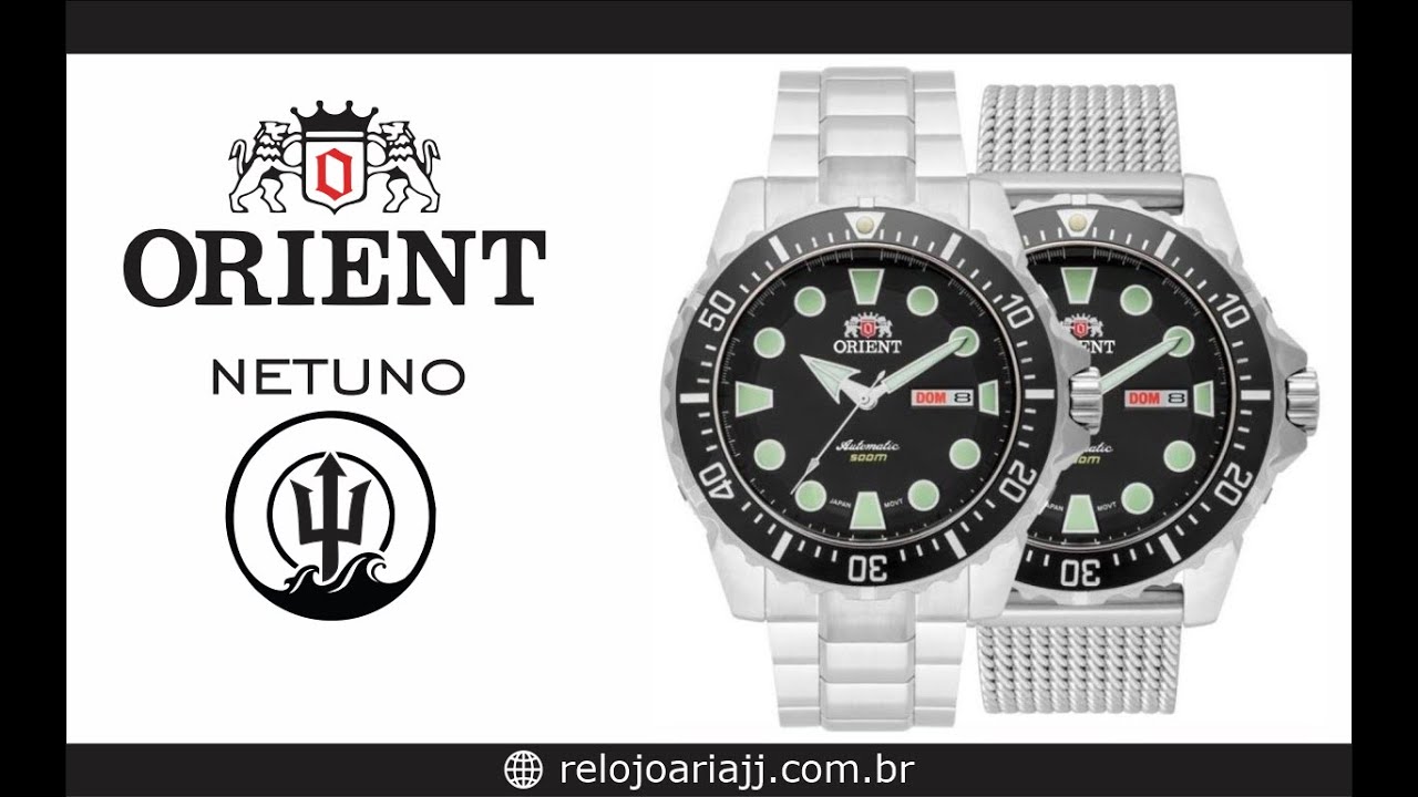 Relógio Orient Netuno - O Diver de 500m Automático - Relojoaria JJ