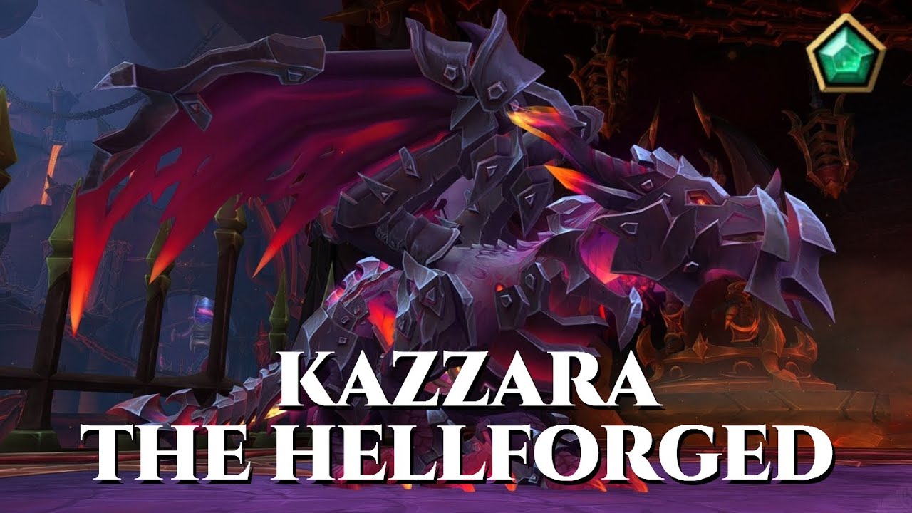 World of Warcraft: Kazzara, the Hellforged Boss Fight - awakened raid LFR no commentary
