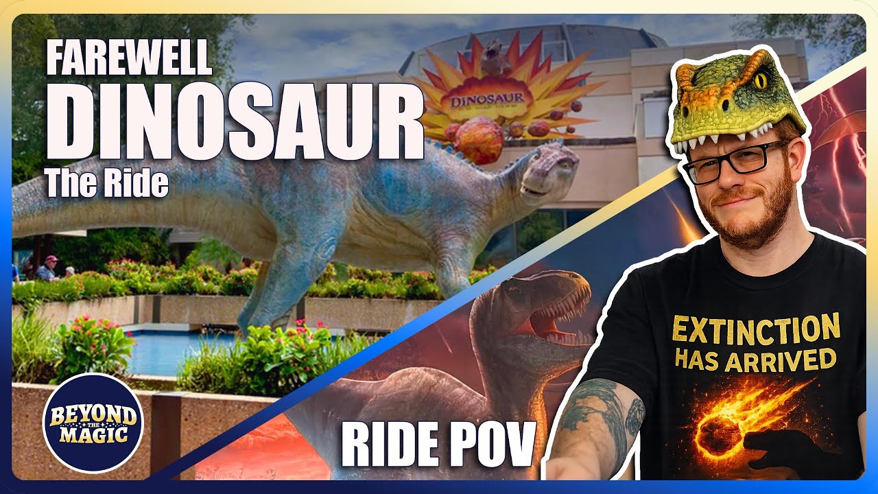DINOSAUR Farewell Ride POV at Animal Kingdom