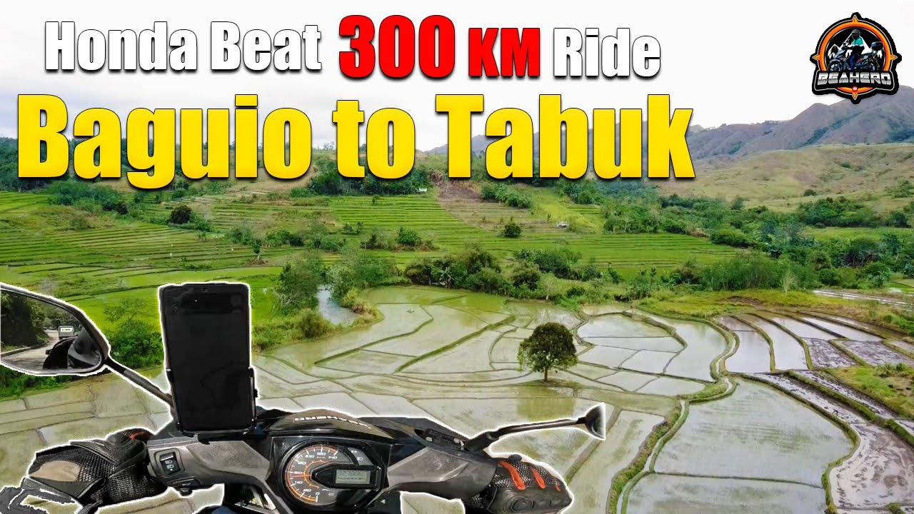 BAGUIO CITY TO TABUK CITY | 300 km ride with Honda Beat FI | Province of Kalinga, Philippines