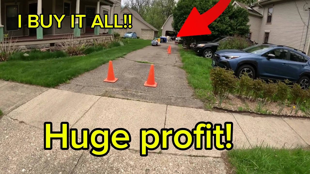 I BOUGHT SO MUCH AT THIS CITY WIDE GARAGE SALE