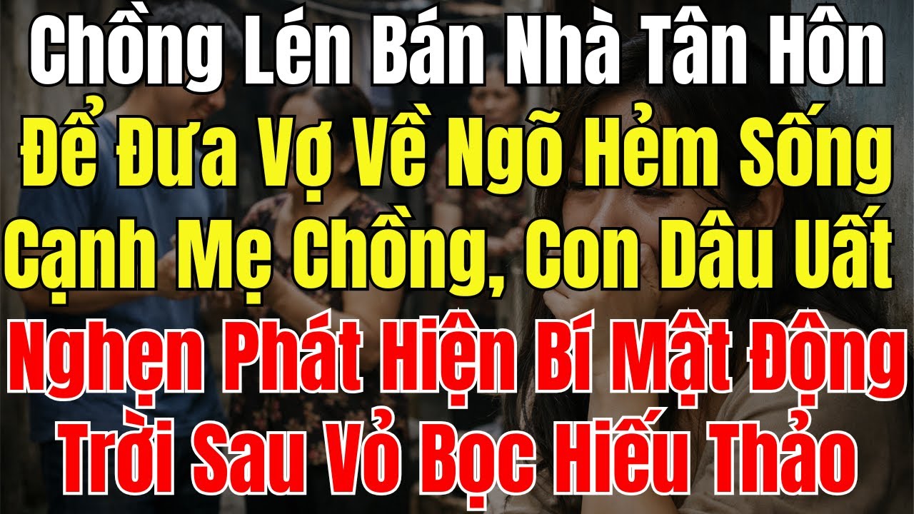 Chồng Lén Bán Nhà Để Đưa Vợ Về Ngõ Hẻm Sống Cạnh Mẹ Chồng, Con Dâu Uất Nghẹn Phát Hiện Bí Mật