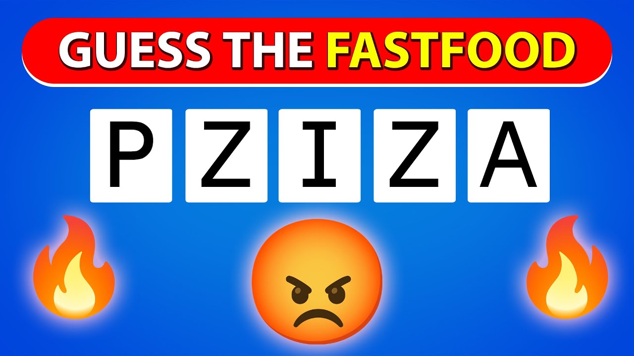 Guess the Food by its Scrambled Name 🍰🍓 | GK Quiz Latest | Quiz Know