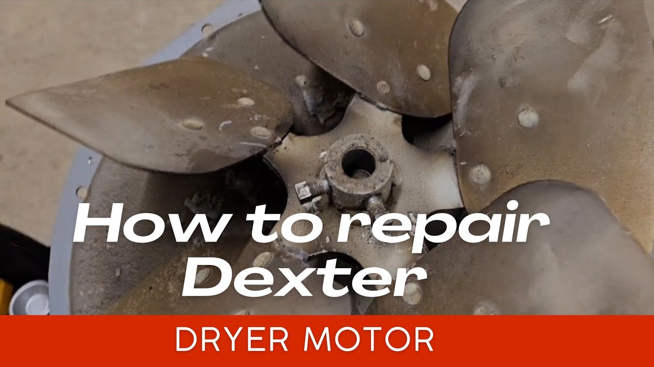 HOW TO REPAIR DEXTER DRYER MOTOR.#laundromat #illinois #iowa #dryer #dryerrepair