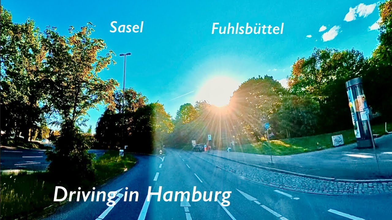 DRIVING IN HAMBURG *[Sasel ➡️ Fuhlsb&uuml;ttel]*[4K]*