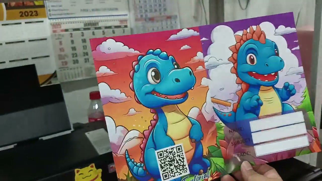 BORDERLESS PRINT EPSON L3210 PRINTER | DINOSAUR NOTEBOOK TEMPLATE EDITABLE | TAGALOG TUTORIAL 2024