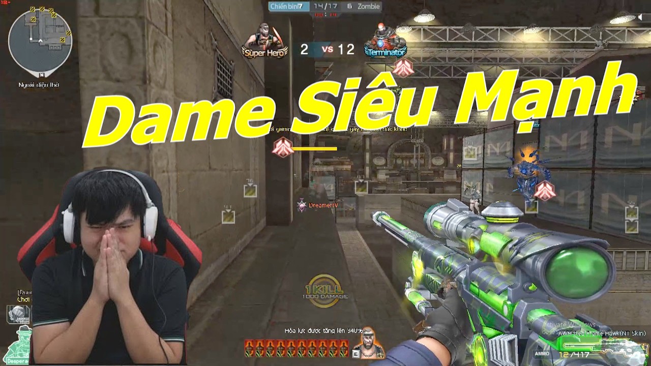 Combo Súng Kho Báu Hoàng Gia : AWM VIP Anti Zombie - Tiền Zombie v4