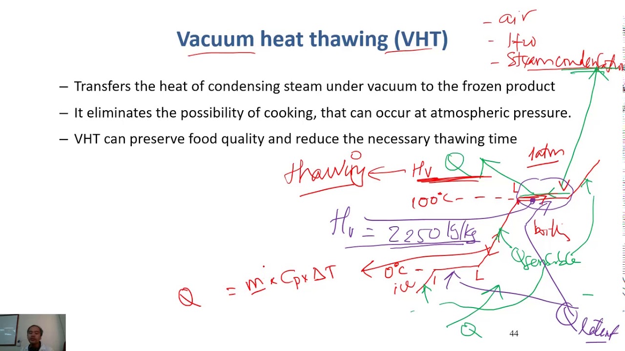 C6-12 meat thawing - by use of steam condensation under vacuum| Meat Technology