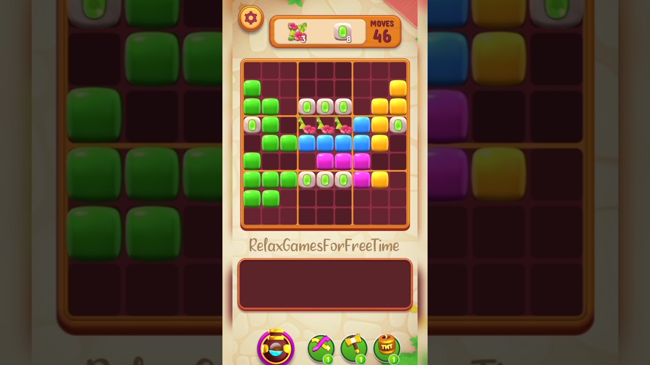 Blockblaster: Woody Block Game  - Level 6 gameplay puzzle block connect relax game game walkthrough