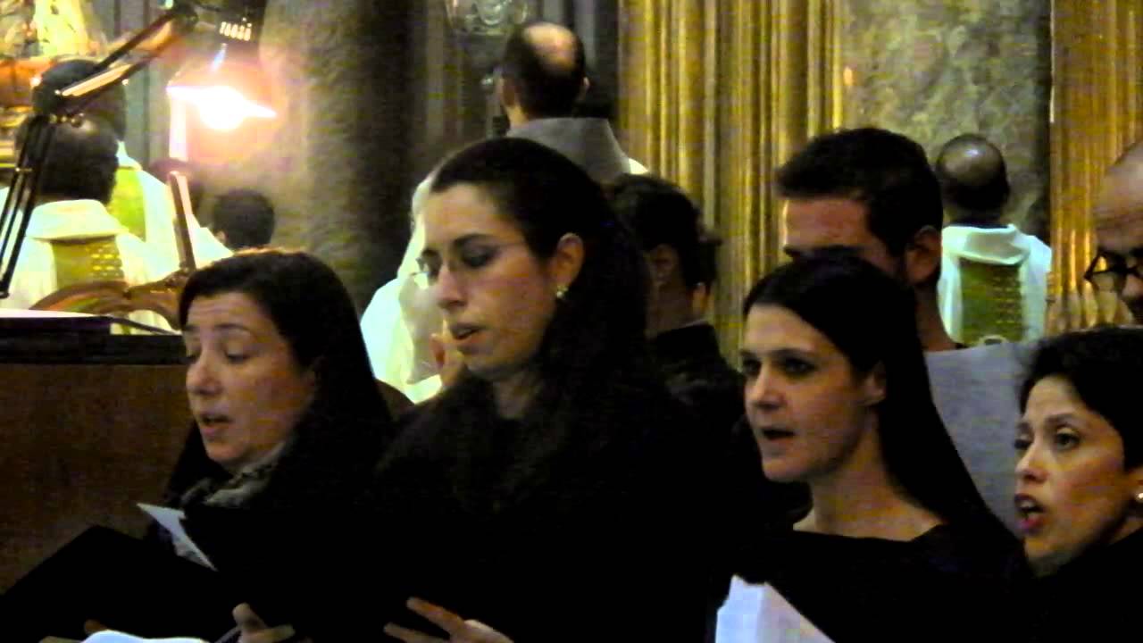 Tota Pulchra es Maria di Alessandro Borroni, O.F.M. Conv - Choro della basilica dei 12 apostoli