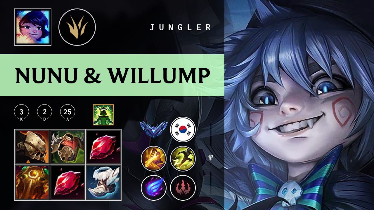 Nunu & Willump Jungle vs Vi - KR Diamond Patch 26.03