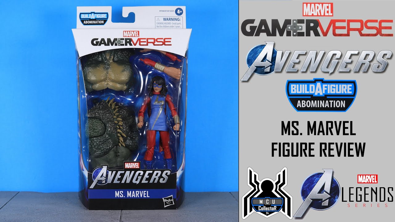 Marvel Legends MS MARVEL Avengers GamerVerse Abomination BAF Wave Figure Review