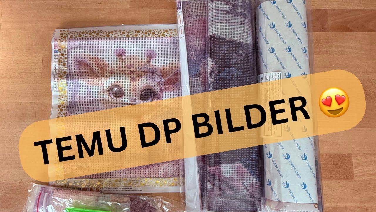 Neue Diamond Painting Bilder von Temu 💎 Haul Teil 2