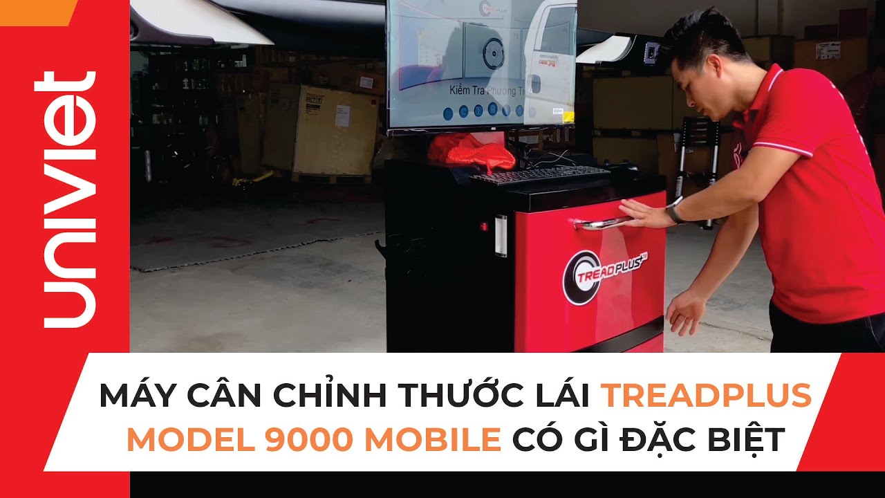 Khám phá chiếc Máy cân chỉnh thước lái TREADPLUS Canada 9000 Mobile
