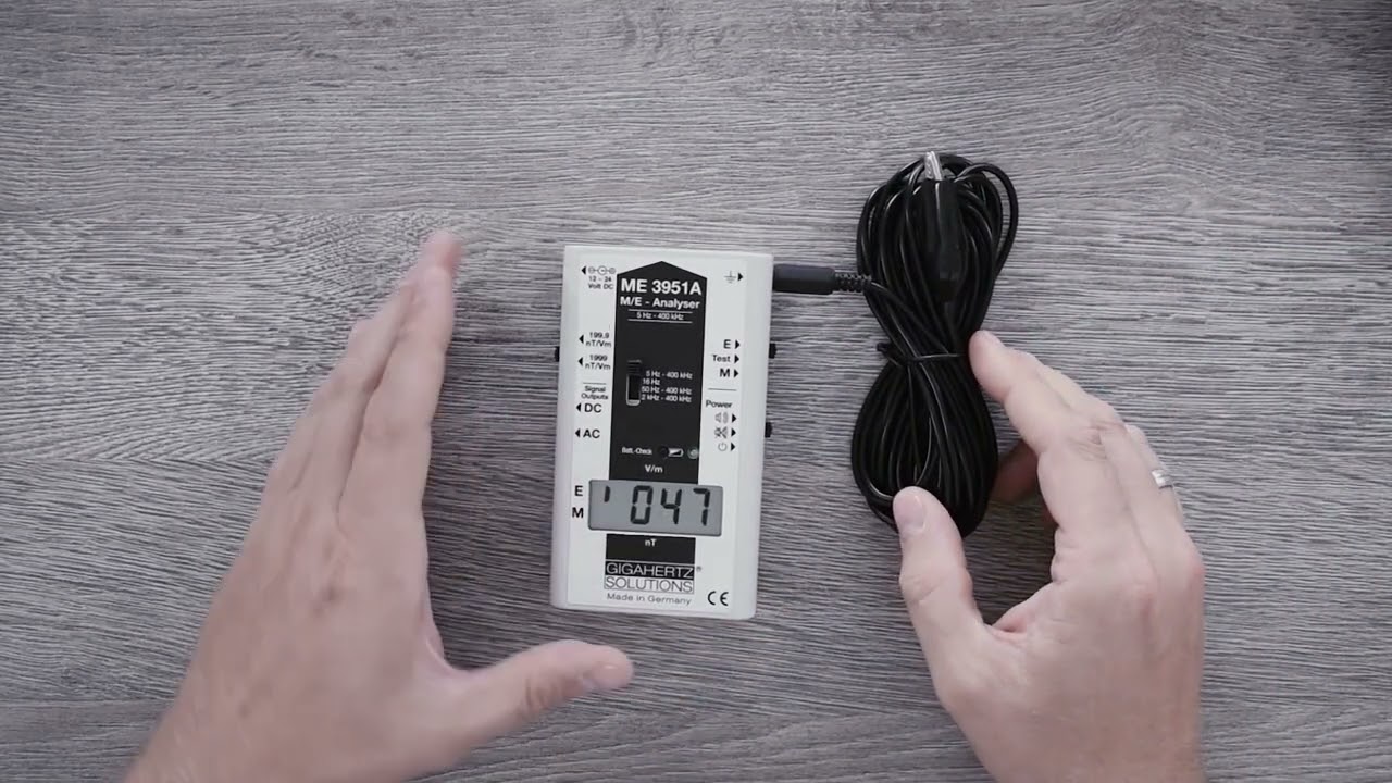 Gigahertz Solutions LF electrosmog meter  ME3951A - Functions