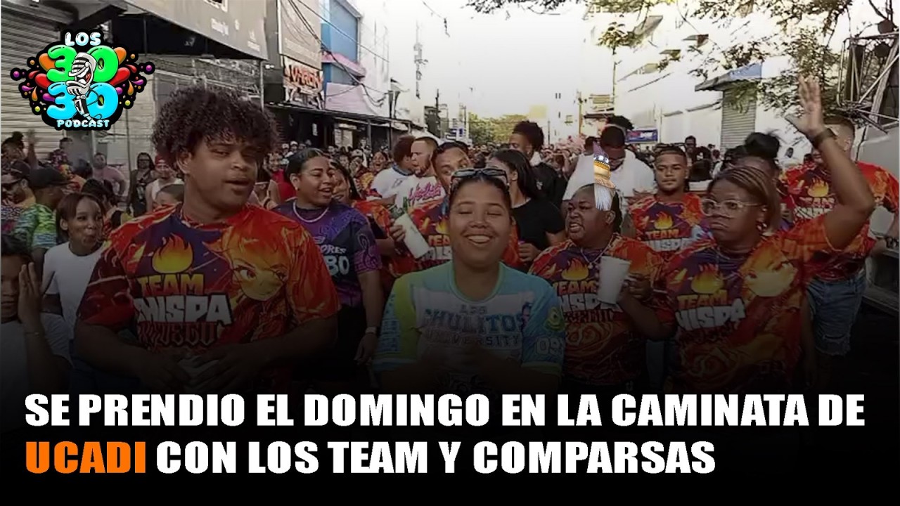 SE PRENDIO EL DOMINGO EN LA CAMIANTA DE UCADI CON LOS TEAM Y COMPARSAS LOS 3030 PODCAST
