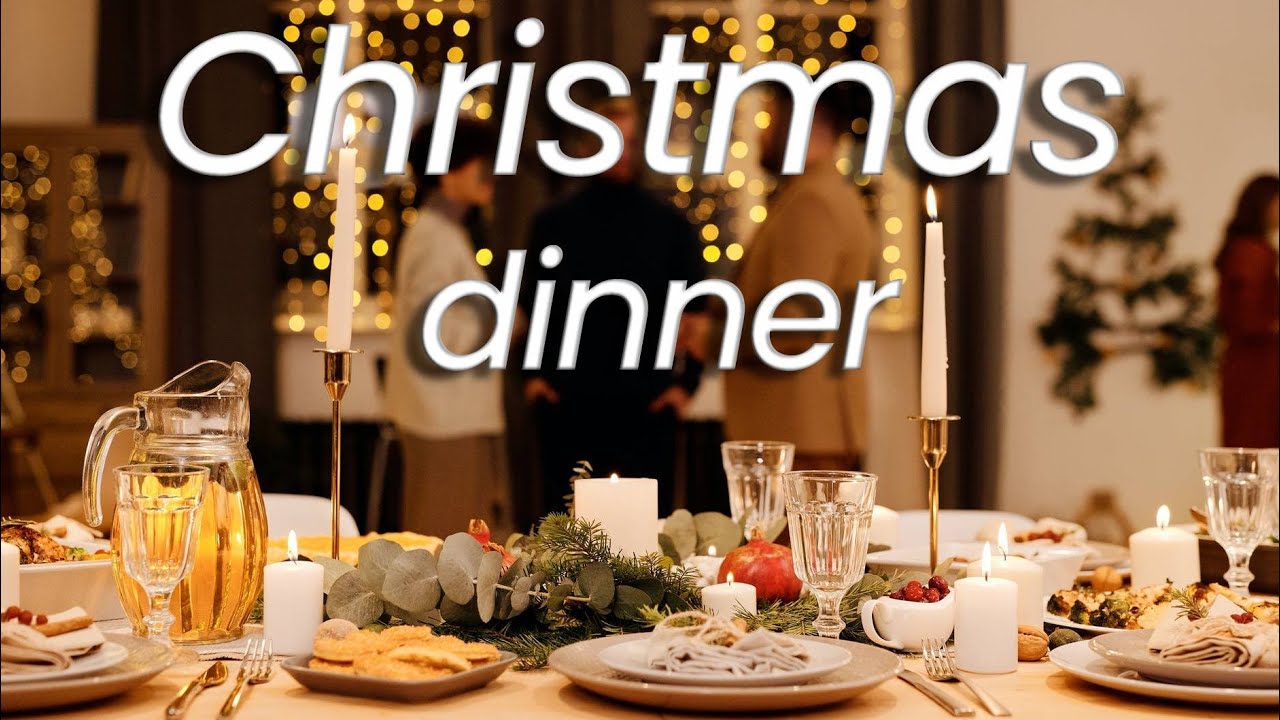Holiday Christmas Dinner With Family 2022