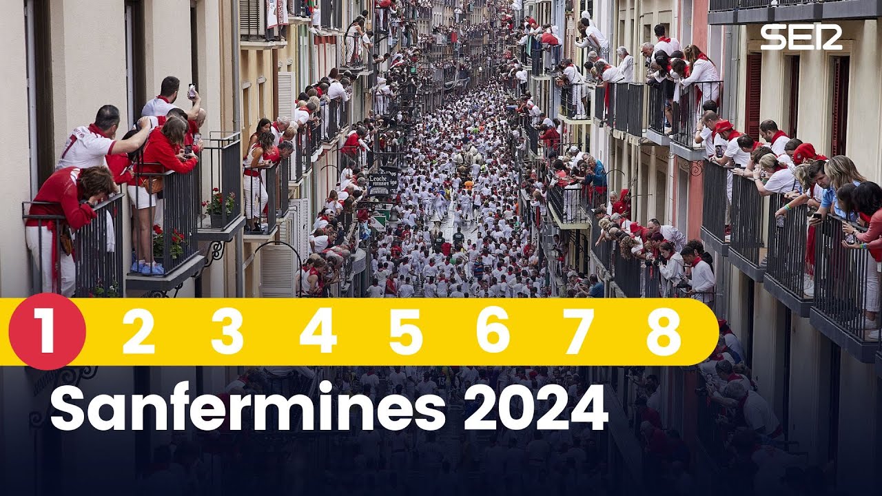 Primer encierro de San Fermín 2024 (07/07/2024)