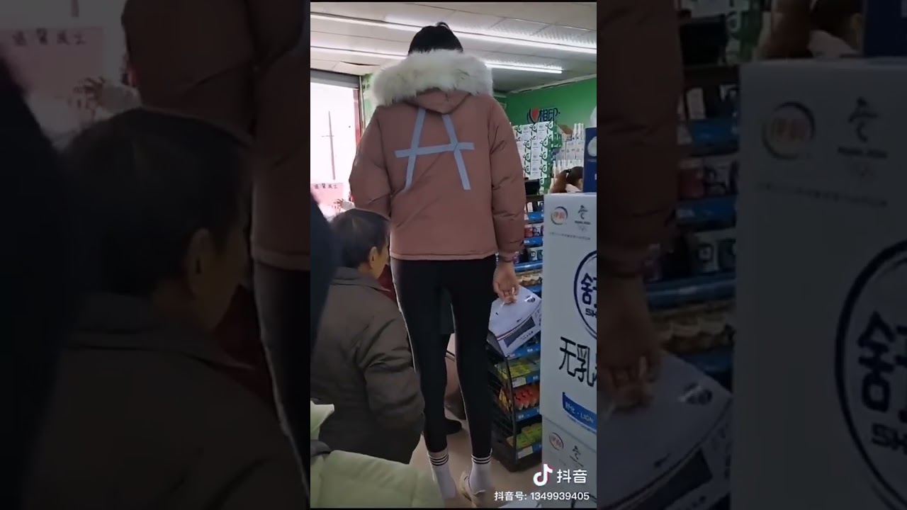 Very Tall Girl in China