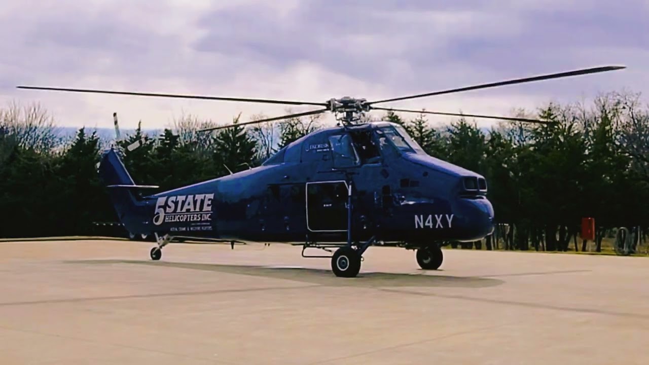 S-58 Start-up, Take-Off and Departure (Turn up audio).