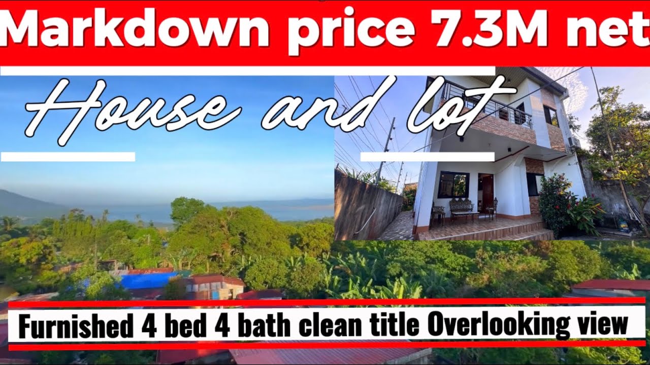 NOV-887-26 Mataas na kahoy batangas House and lot fully furnished with overlooking view