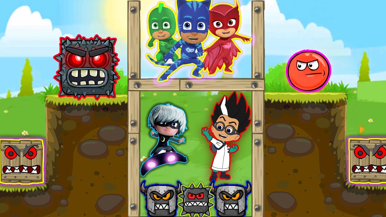 RED BALL 4 ALL BOSS VS  PJ MASK FIGHT NEW BOSS UPDATE WATCH
