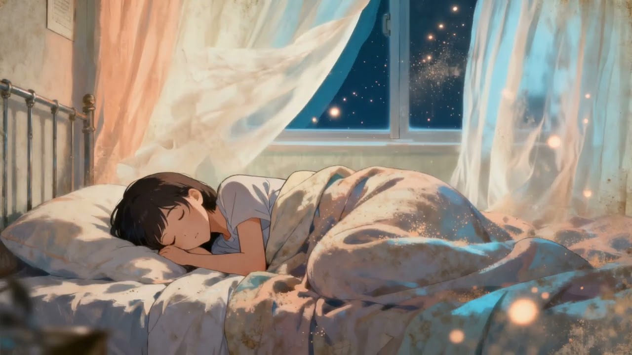 Fall Asleep Fast 🌌 Peaceful Lofi Piano Music for Sleeping and Relaxation