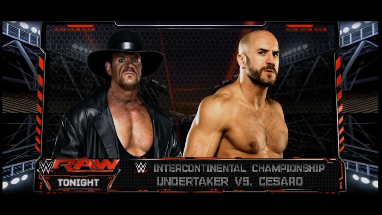 WWE 2K16 (Xbox 360) Cesaro vs The Undertaker.