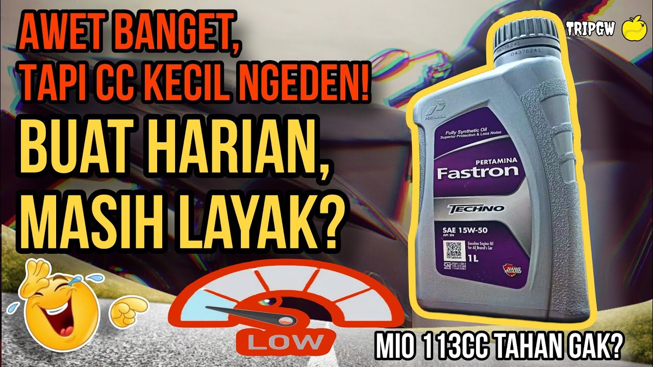 Review Oli Fastron Techno Ungu 15W-50. Buat Mio Awet Banget!