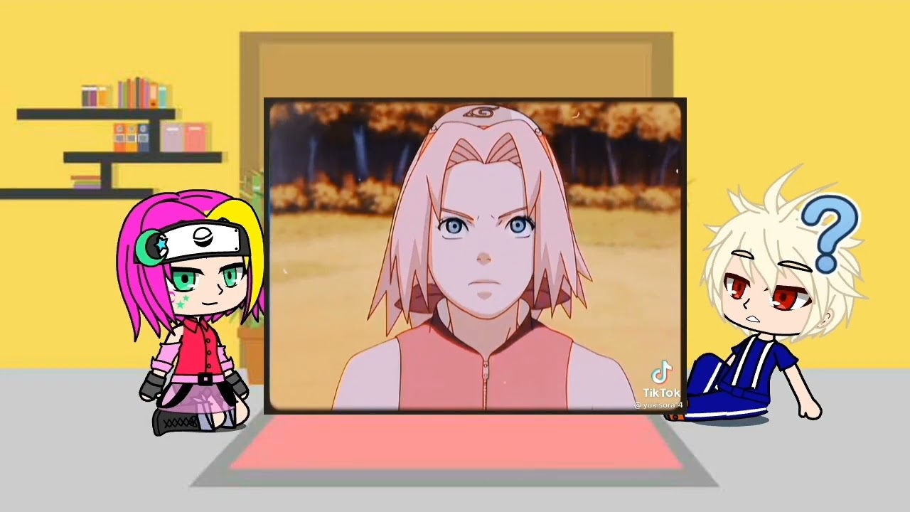bakugou,sakura reaccionan a ellos :-D